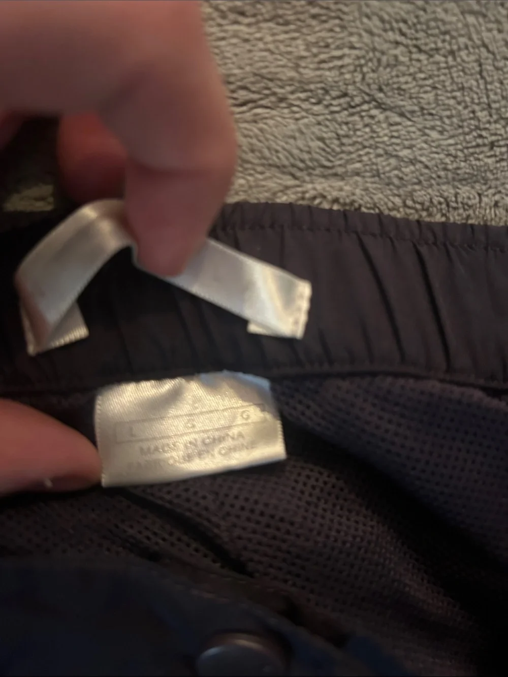Nike Golf Navy Blue Pants with Light Blue Side Stripes